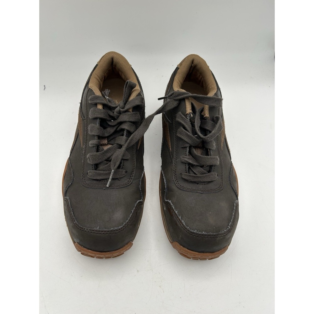 Reebok RB1940 Steel Toe Sneaker Shoes. Brown/Black‎ Size 8 Men's Or 10 Women's